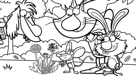 Nature Cat | Coloring Pages | WTTW Chicago