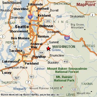 Black Diamond, Washington Area Map & More