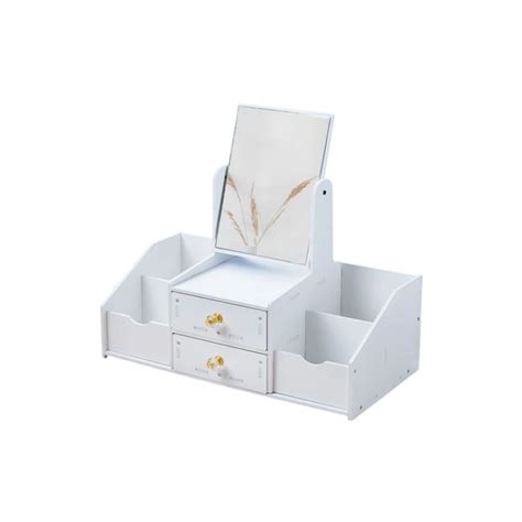 Cosmetic Storage Box With Drawers And Square Mirror | Shop Today. Get ...