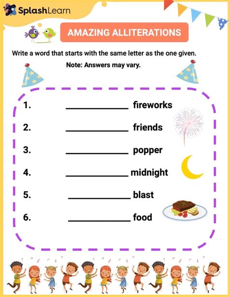 Printable Figures of Speech Worksheets | Splashlearn