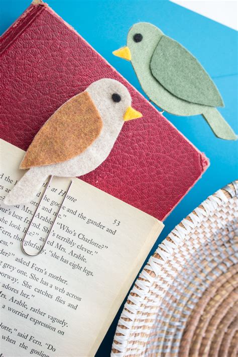 Tweety Felt Bird DIY Bookmarks – Sustain My Craft Habit