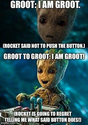 Pin by Sara Simmons on Baby Groot | Groot avengers, Funny marvel memes, Marvel funny