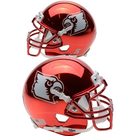 Fanatics Authentic - Louisville Cardinals Schutt Muhammad Ali Red Chrome Mini Football Helmet ...