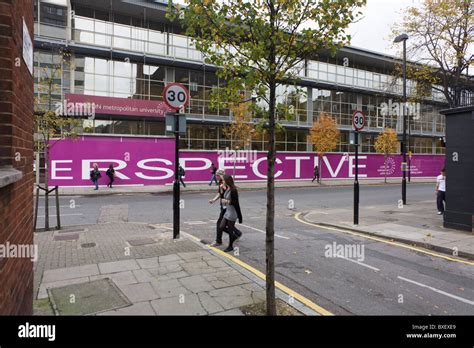 Exterior of London Metropolitan University's Holloway Road campus Stock ...