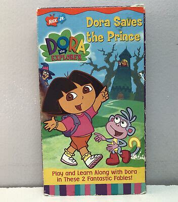 NICK JR DORA the Explorer Saves the Prince VHS Video Tape Nickelodeon ...