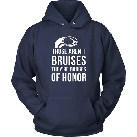 a navy hoodie that says those aren't brushes they're baddes of honor