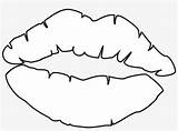 Kissing Lips Coloring Page sketch template