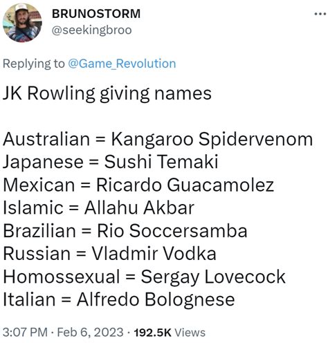 JK Rowling giving names | J.K. Rowling Naming Characters | Know Your Meme