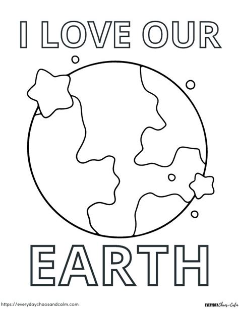 Free Earth Day Coloring Pages For Kids