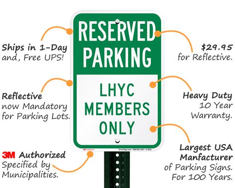 Custom Parking Signs | Custom Parking Lot Signs