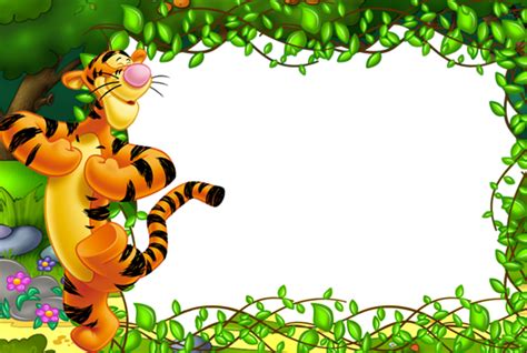 #frame #borders #border #framesticker #frame #tiger - Marco Para Fotos Winnie Pooh Clipart ...