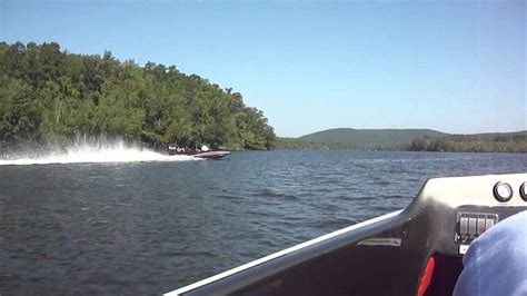 Lake Tillery heading to the Sandbar Rolling - YouTube