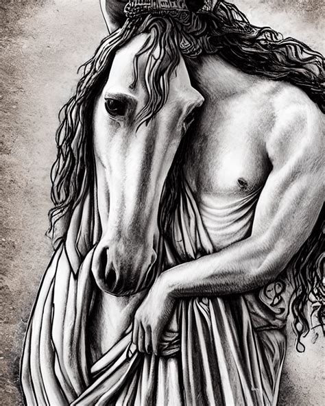 Jesus and White Horse · Creative Fabrica