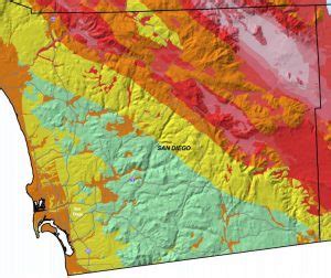 San Diego Earthquake Map - bubbleinfo.com