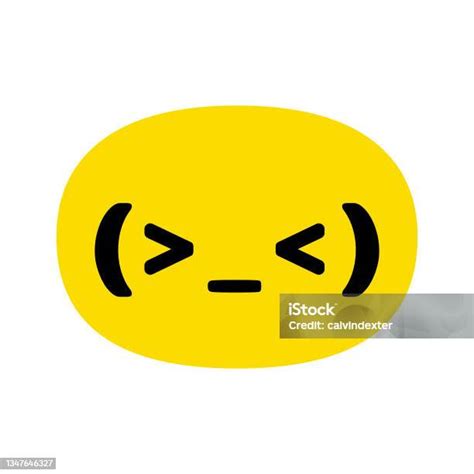 Emoticon Confusion Type Style Stock Illustration - Download Image Now - Anger, Anxiety, Bad News ...