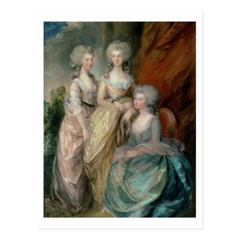 The three eldest daughters of George III: Princess Postcard | Zazzle.com