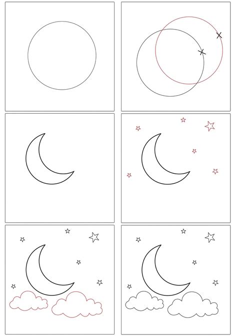 How To Draw A Crescent Moon Drawing Crescent Moon Art Moon Drawing | Images and Photos finder