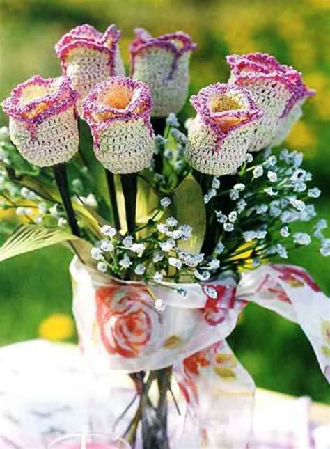 Crochet Flower Bouquets | Beautiful Crochet Stuff