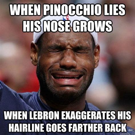 funny lebron hairline memes - Google Search Funny Nba Memes, Funny Basketball Memes, Basketball ...