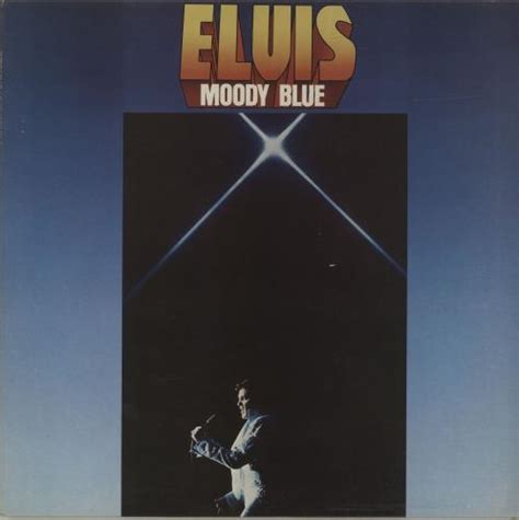 Elvis Presley Moody Blue UK vinyl LP album (LP record) (210070)