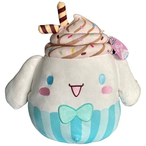 Buy Squishmallows Official Kellytoy Sanrio Squad Squishy Stuffed Plush Toy Animal (Cinnamoroll ...