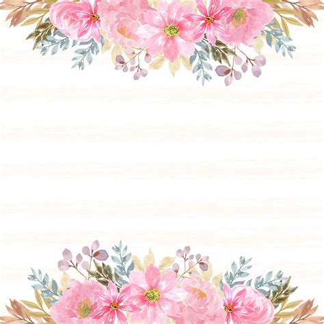 Premium Vector | Floral background with gorgeous pink flowers and ...