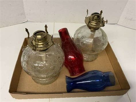 Oil lamp parts - Legacy Auction Company