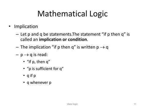 PPT - Mathematical Logic PowerPoint Presentation, free download - ID ...