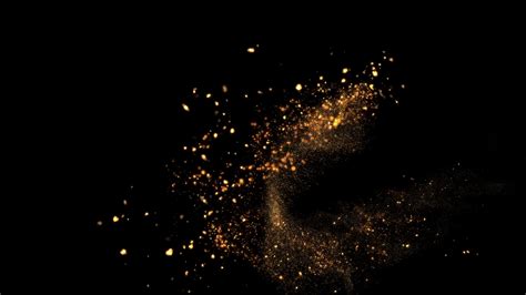 Golden Particles Elements Stock Motion Graphics SBV-347233369 - Storyblocks