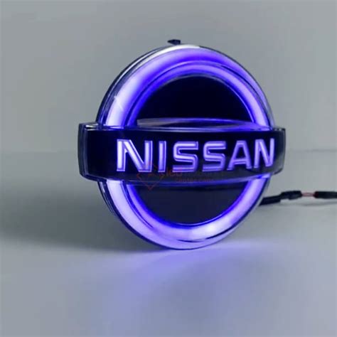 Led Nissan Emblem | Blue Animation then Change to white