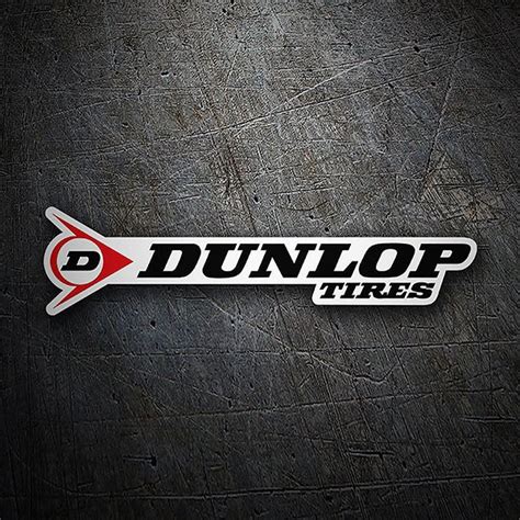 Sticker Dunlop Tires Logo | MuralDecal.com