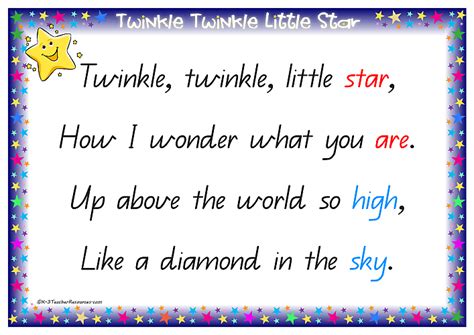 Nursery+Rhymes+Twinkle+Twinkle+Little+Star | Twinkle twinkle little ...