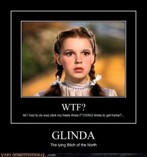 Glinda | Wicked quotes, Wizard of oz memes, Funny quotes