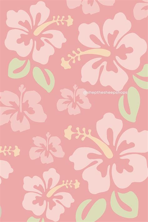 Coconut girl aesthetic pastel background in 2022 | Hibiscus flower wallpaper aesthetic, Cute ...