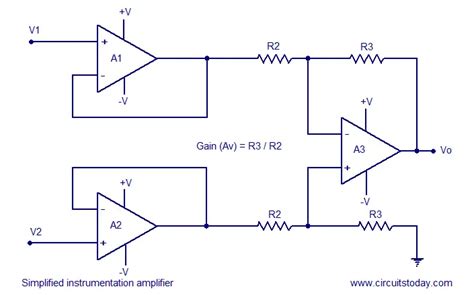 Instrumentation Amplifier using Opamp,Circuit Diagram,Working,Construction