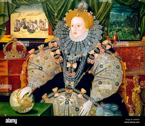 Queen Elizabeth I, The Armada Portrait, Woburn Abbey version, by ...