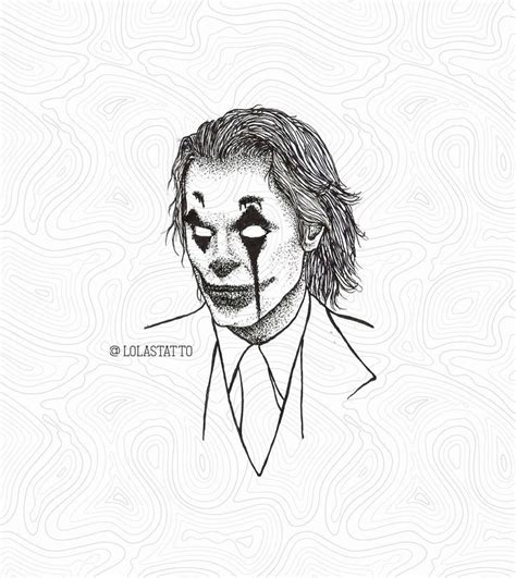 Joker Joaquin Phoenix Drawing | Joker tattoo design, Joker tattoo ...