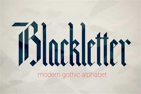 17+ Best Blackletter & Gothic Fonts (Free & Premium)