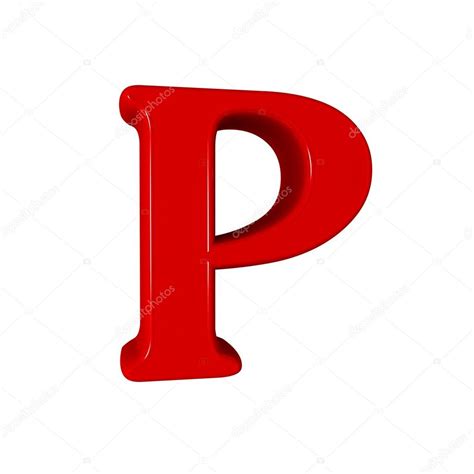 Single P alphabet letter — Stock Photo © LovArt #66404435