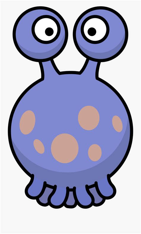 Floating Alien - Cartoon Alien No Background , Free Transparent Clipart - ClipartKey