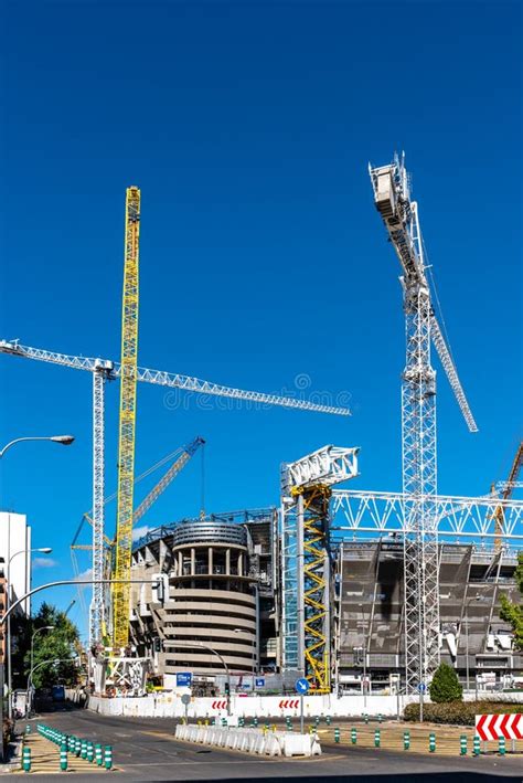 Santiago Bernabeu, Real Madrid Football Stadium, during Renovation ...