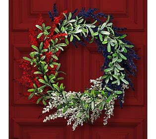 VALERIE PARR HILL Patriotic Astilbe Wreath 24 Valerie - One-color | Editorialist