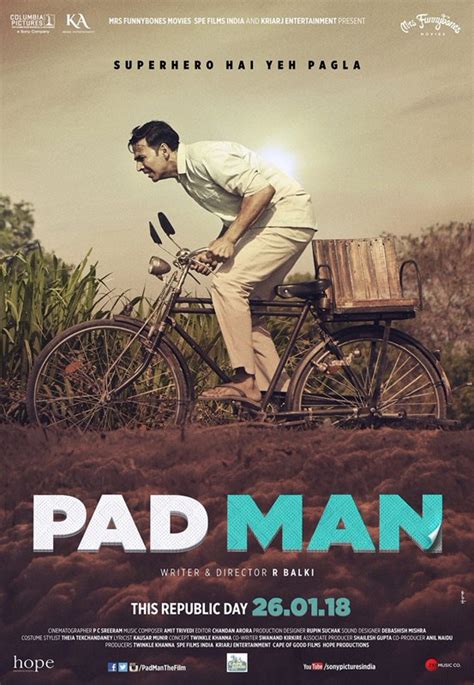 Pad Man Bollywood Movie Review - Pad Man