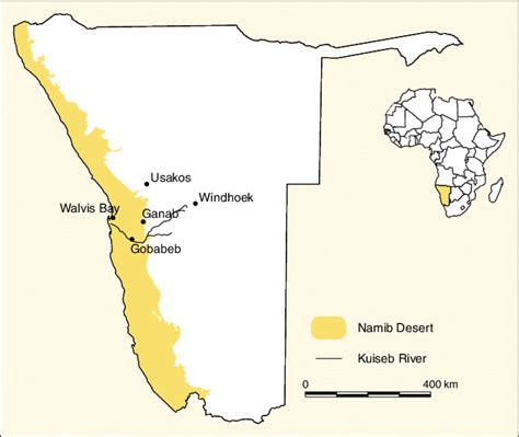 Namib Desert Africa Map – Map VectorCampus Map