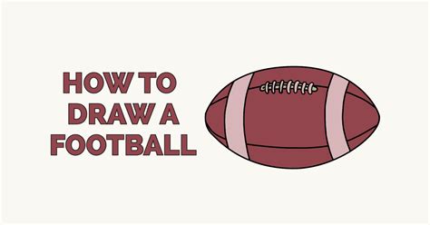 How to Draw a Football - Really Easy Drawing Tutorial