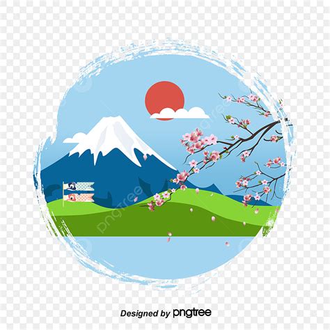 Gunung Fuji Kartun | infotiket.com