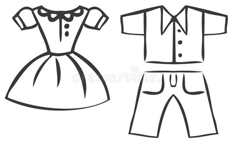 Vector Set of Cartoon Clothes Stock Vector - Illustration of fashion ...