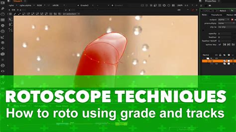 Nuke tutorial - Rotoscope Techniques - How to roto using grade and ...