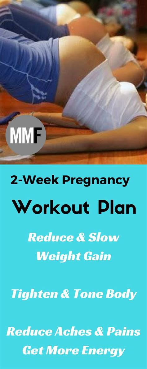 Tone Up with this 2 Week At Home Pregnancy Workout Plan. Baby Workout ...