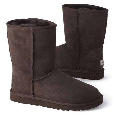 Ugg Short Chocolate Boots in Brown for Men | Lyst